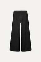 PANTALON LARGE SOFT PIQUÉ