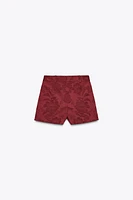 JUPE-PANTALON CROISÉE EN JACQUARD