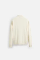 KNIT COTTON - LYOCELL POLO SHIRT