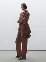 Blazer fluide lin