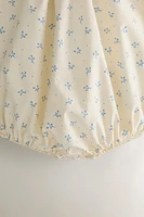 CHILDREN'S FLORAL ROMPER