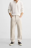 PAINT SPLATTER STRAIGHT FIT JEANS