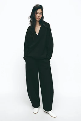 TOP INTERLOCK DÉCOLLETÉ EN V