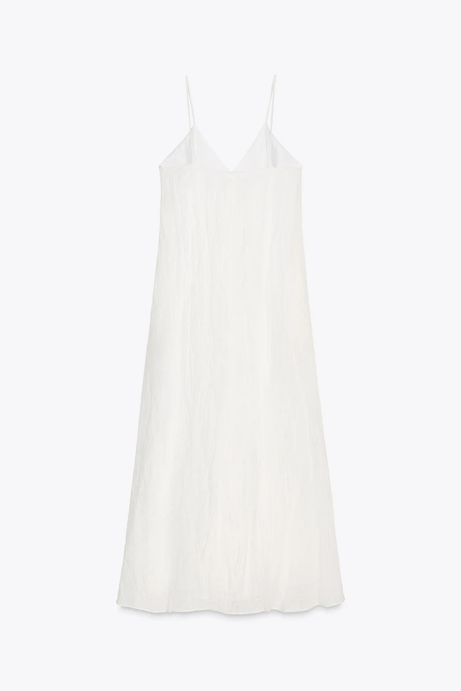 LINEN BLEND DRESS ZW COLLECTION