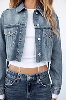 CROPPED DENIM JACKET