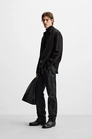 SATIN EFFECT JACQUARD SHIRT