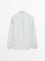 100% linen regular fit shirt