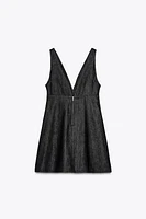 TRF DENIM MINI DRESS