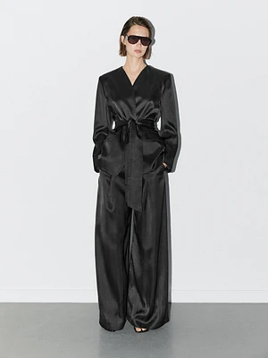 Pantalon large satiné - STUDIO