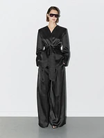 Pantalon large satiné - STUDIO
