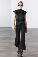 ZW COLLECTION HIGH WAIST WIDE LEG JEANS