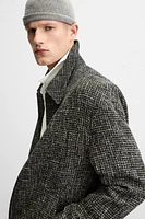 STRUCTURED ZIP OVERSHIRT