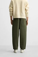 PANTALON COUPE CAROTTE