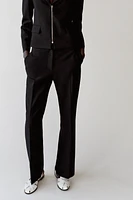 HIGH-WAISTED BOOTCUT PANTS