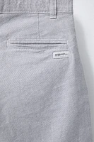 BERMUDA STYLE CHINO CONTENANT DU LIN