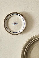STONEWARE FISH SIDE PLATE