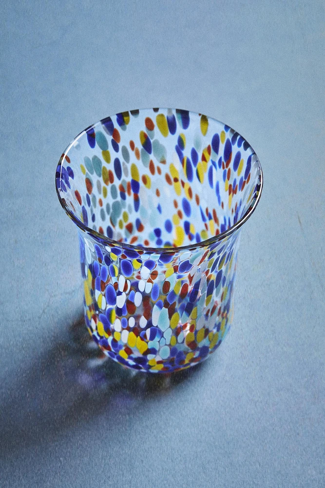 VERRE SOUFFLÉ RECYCLABLE TACHETÉ