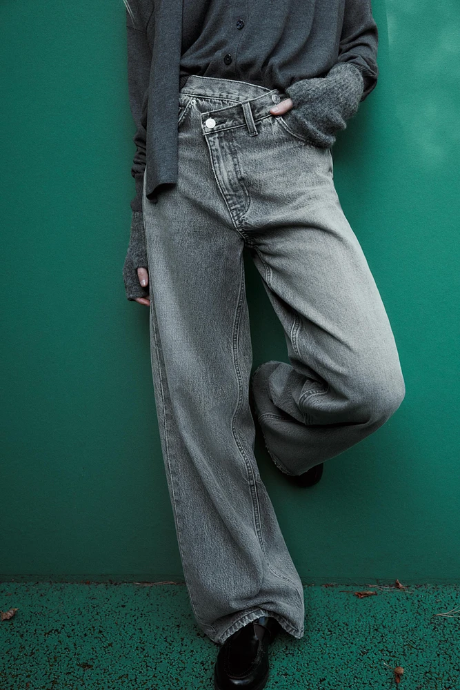 JEAN TRF BAGGY TAILLE CROISÉE NORMALE