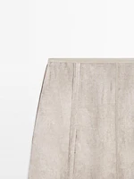 Maltinto skirt with seam details
