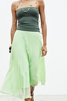 PLEATED MIDI SKIRT