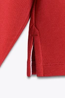 PATCH POLO SWEATSHIRT