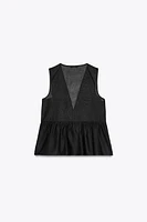 BLOUSE BRODERIES DENTELLE