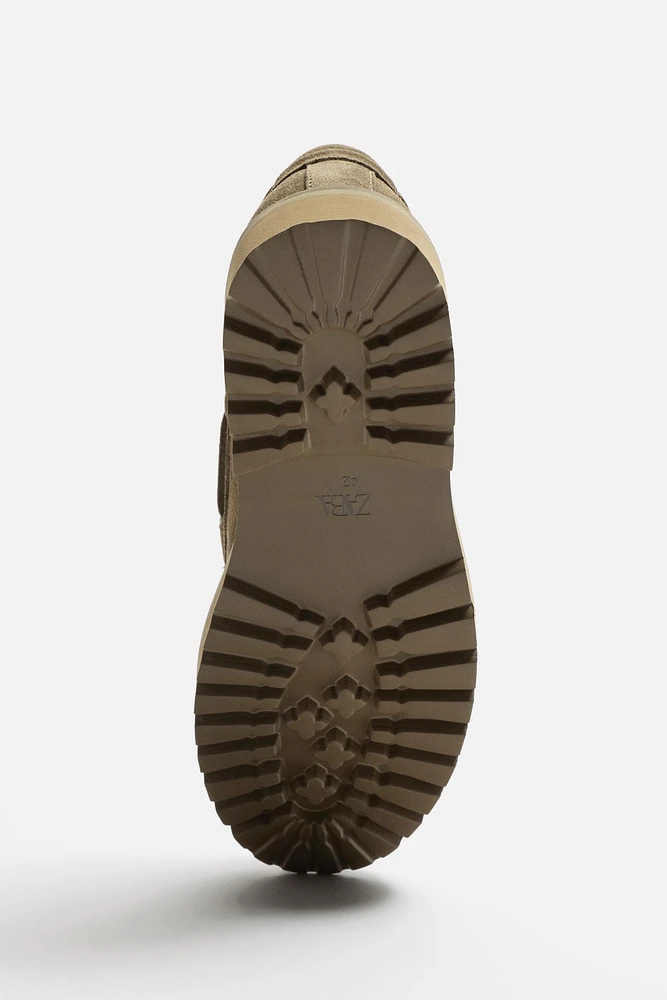 LEATHER BOAT SHOES
