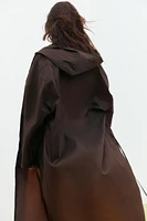 WATER REPELLENT PARACHUTE LONG JACKET