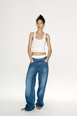 JEAN TRF BAGGY DROIT TAILLE NORMALE