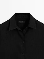Flowing 100% linen shirt