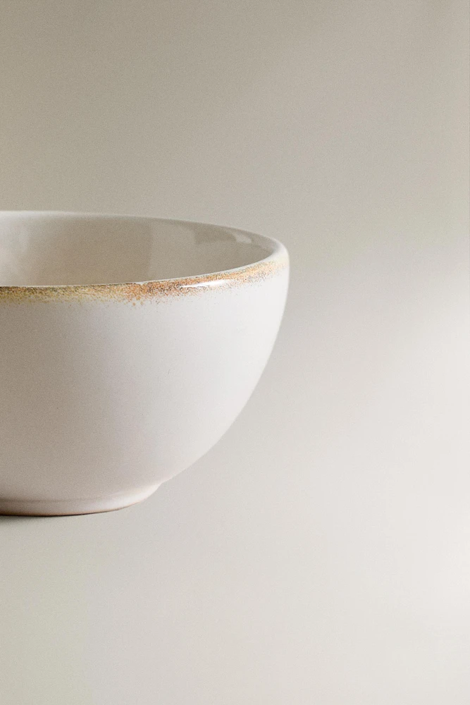 ECRU STONEWARE MINI BOWL