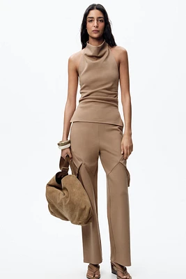 WIDE LEG CARGO PANTS
