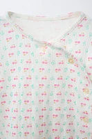 T-SHIRT POINTELLE CERISES