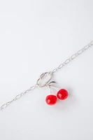 TWO PACK OF CHERRY NECKLACES