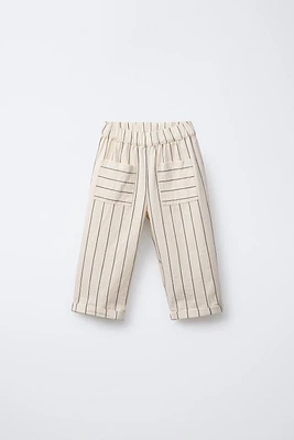 STRIPED BAGGY PANTS