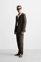 100% LINEN SUIT JACKET