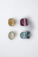 FOUR-PACK OF ANIMAL CLIPS