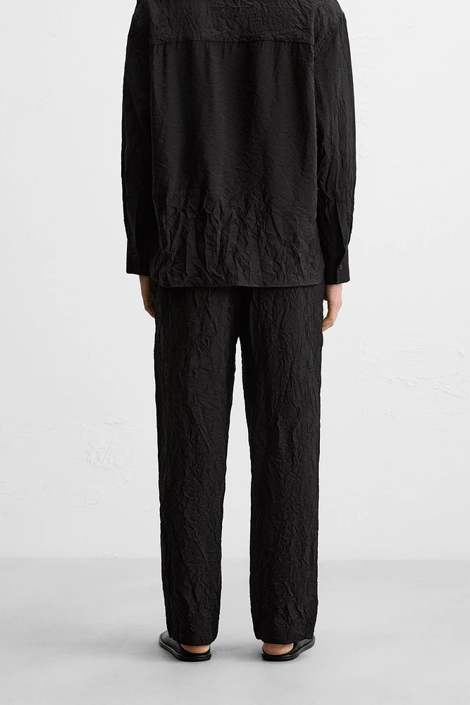 WRINKLE LOOK PANTS