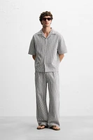 RELAXED FIT SEERSUCKER SHIRT