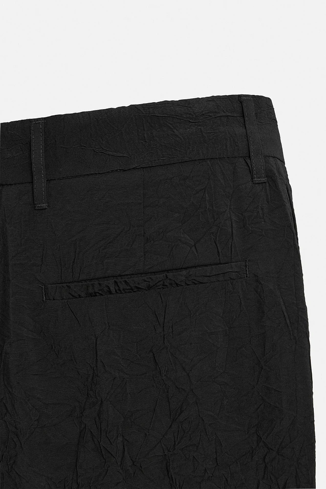 WRINKLE LOOK PANTS