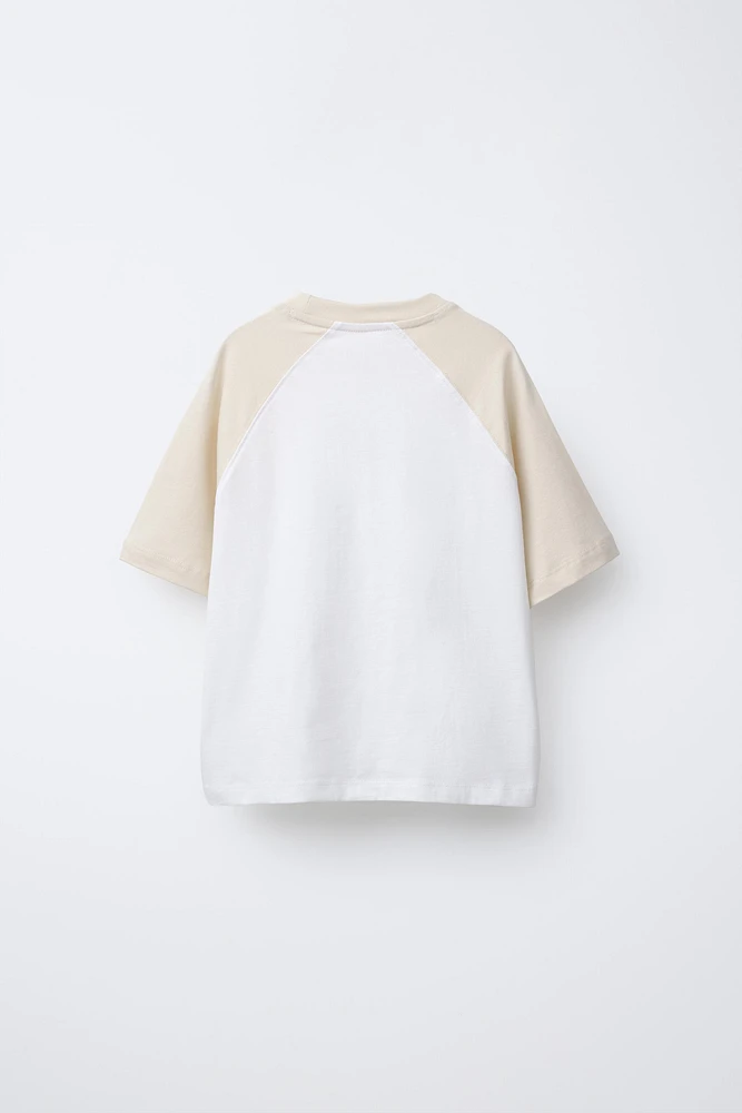 TEXT RAGLAN T-SHIRT