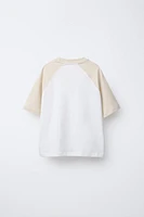 TEXT RAGLAN T-SHIRT