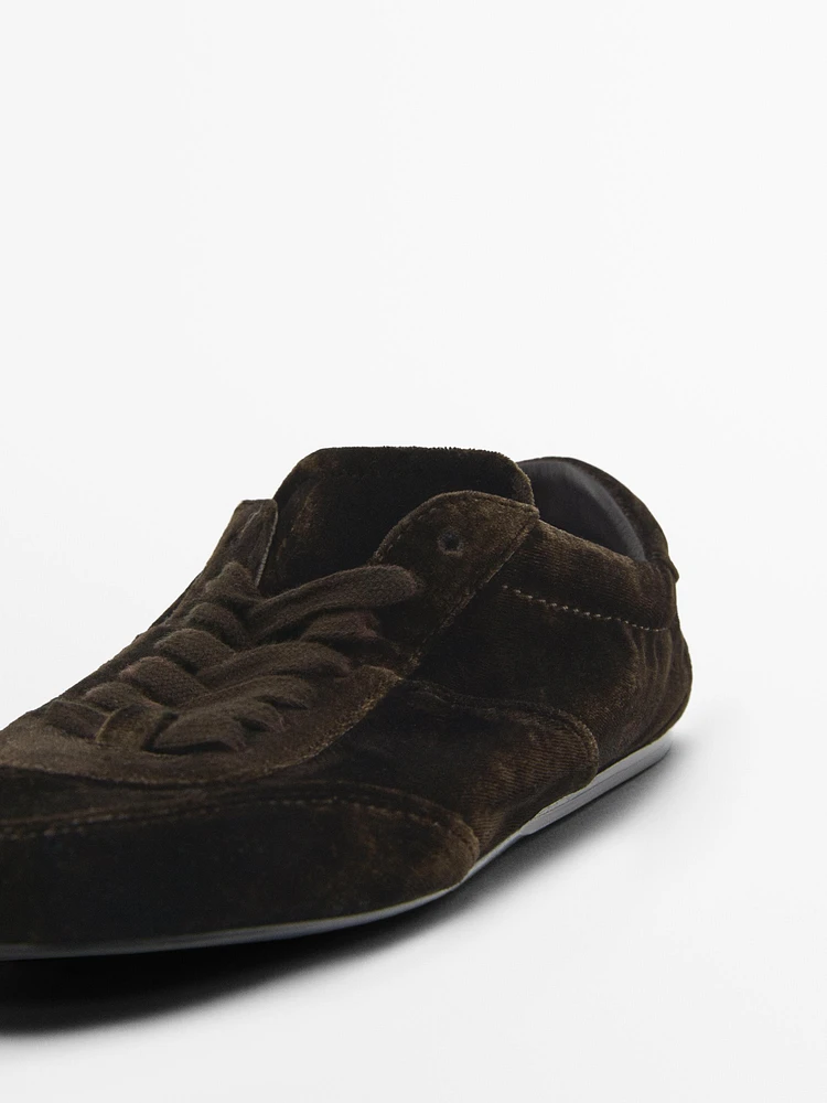 Velvet trainers