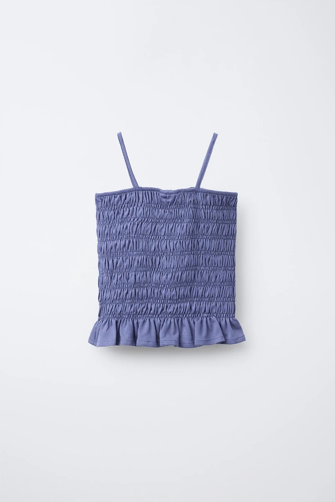 ELASTIC STRAP T-SHIRT