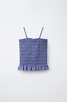 ELASTIC STRAP T-SHIRT