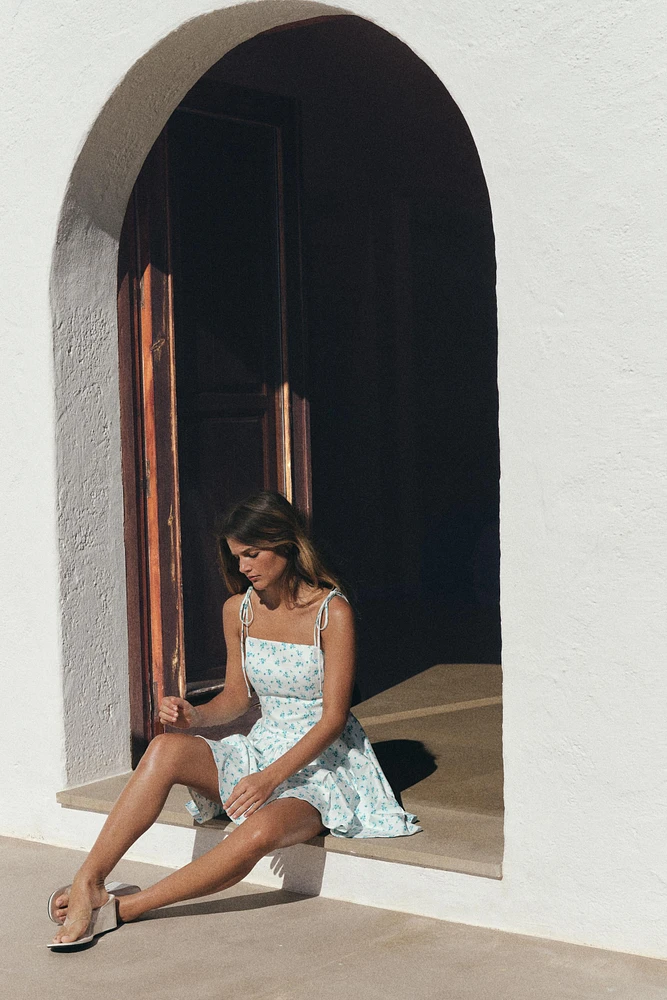 FLORAL PRINT DRESS