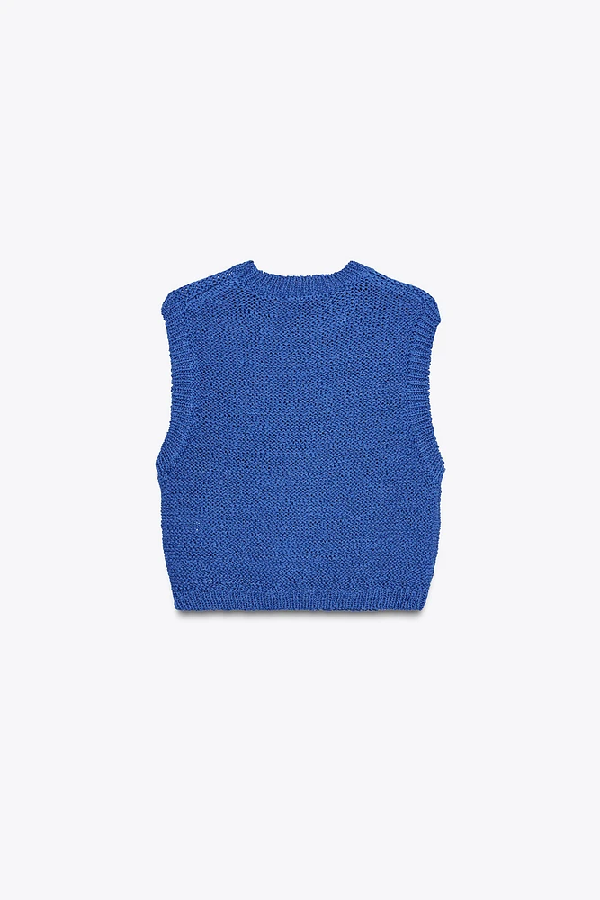 KNIT CROP TOP