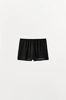 PLEATED SHORTS