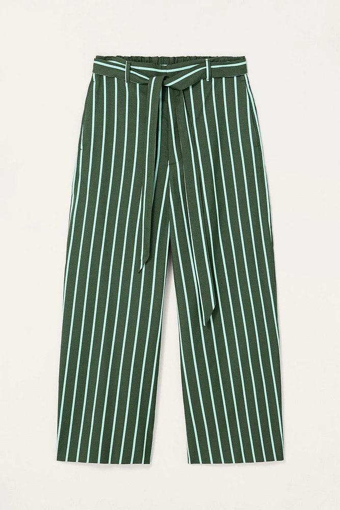 PANTALON COUPE LARGE RAYURES ÉDITION LIMITÉE