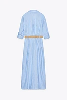 ROBE MI-LONGUE AVEC CEINTURE